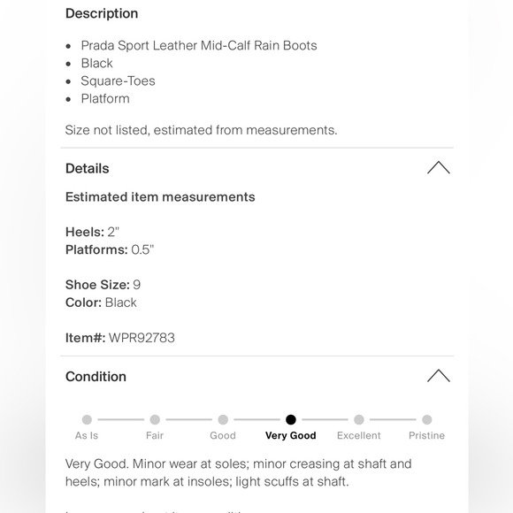 Prada 1999 Runway Mid-Calf Leather Boots - Picture 9 of 9